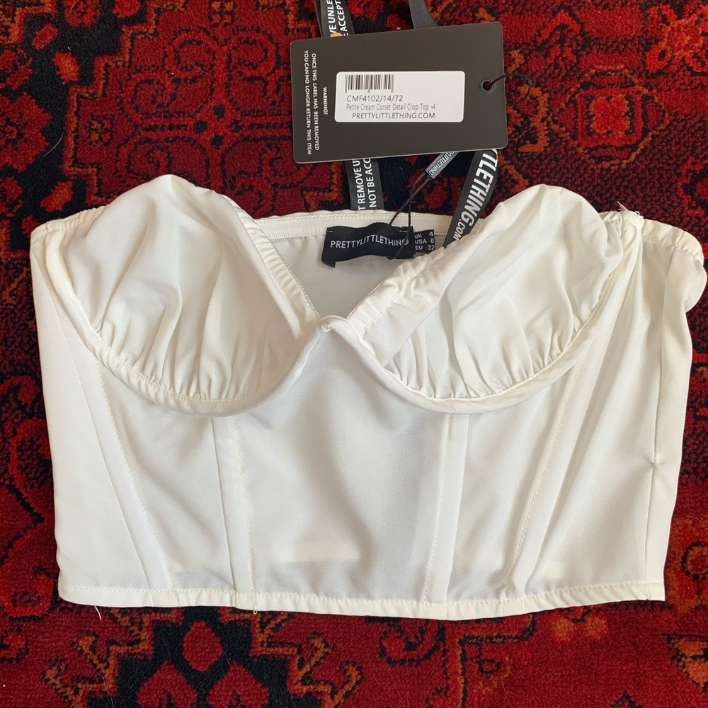 Brand new Pretty Little Thing bustier top NWT